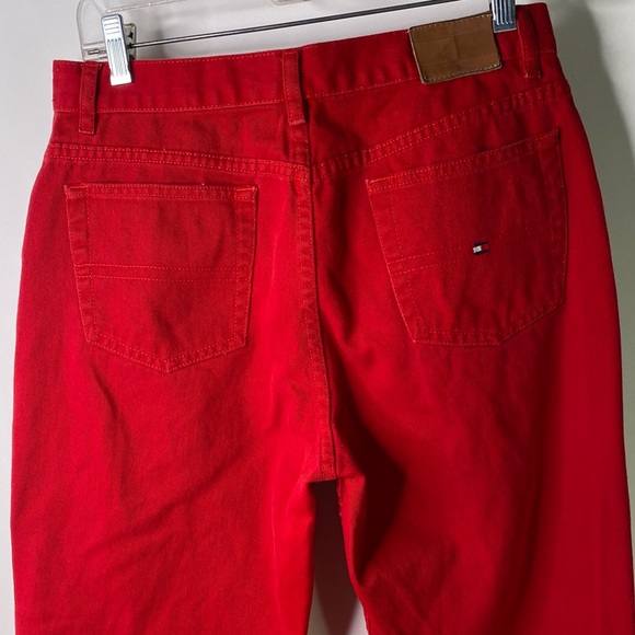 Tommy Hilfiger Red Denim Women's Jeans Size 10 - 573 - Picture 7 of 10